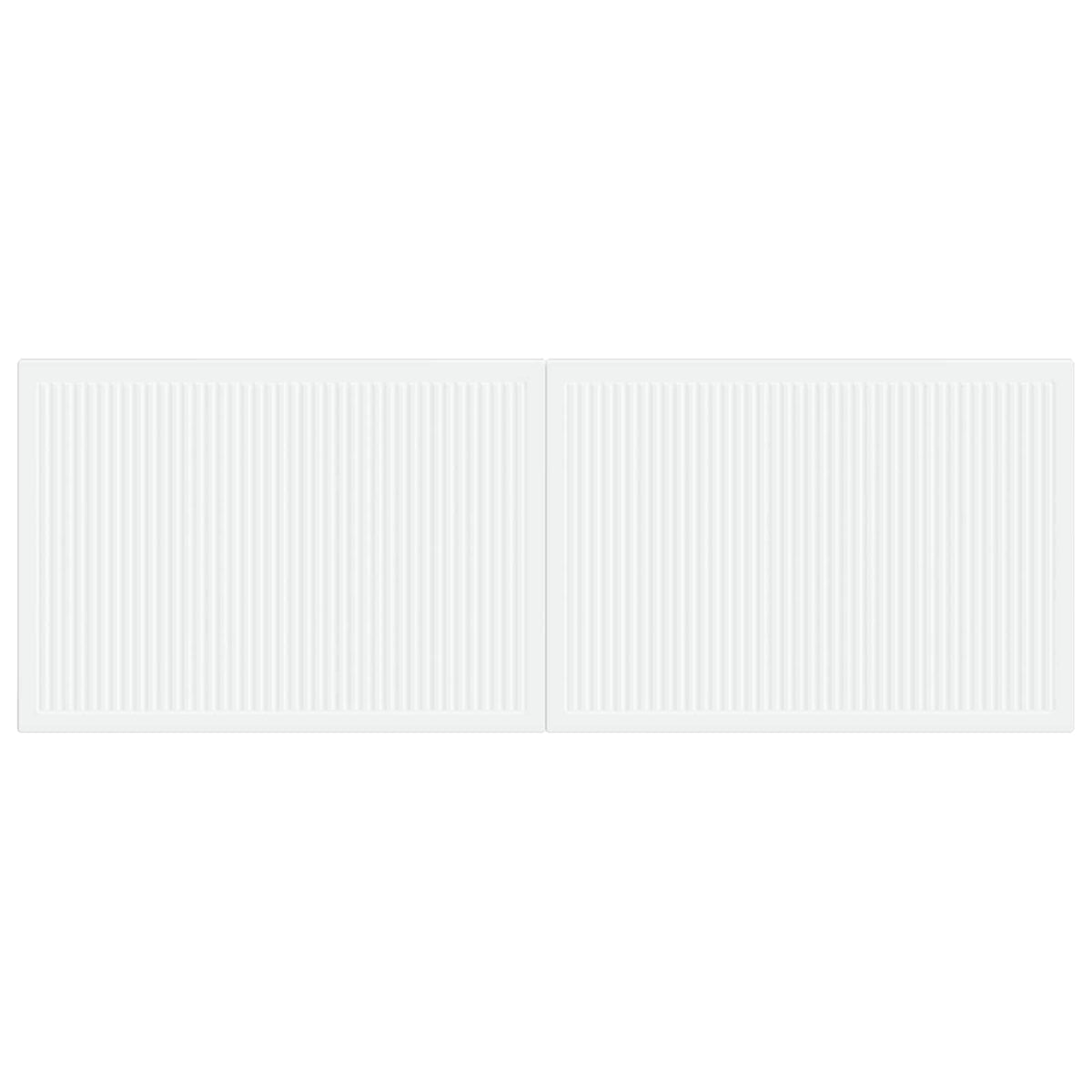 Wall-Mounted Headboard EDE Engineered Wood Width 140 cm White