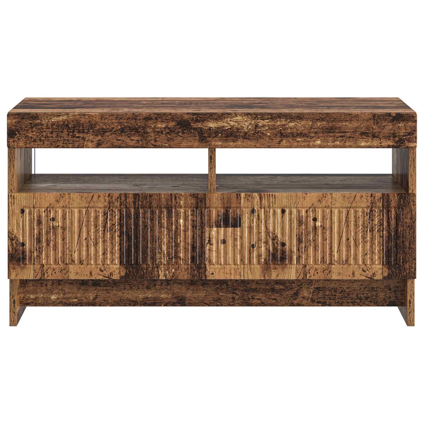 vidaXL LED TV Cabinet Old Wood Engineered Wood 6