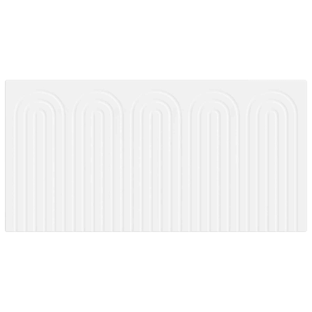 Wall-Mounted Headboard ALKMAAR Engineered Wood Width 100 cm White
