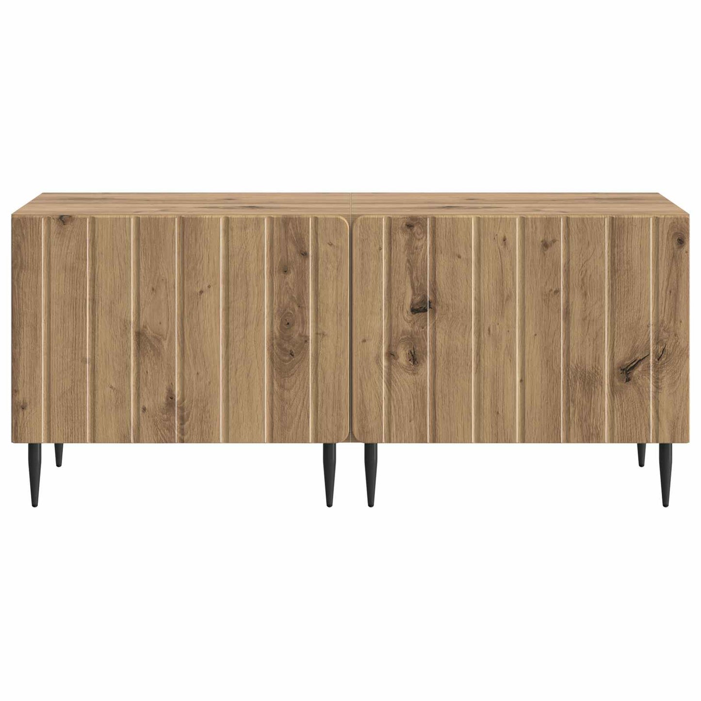 vidaXL TV Cabinet Artisan Oak Engineered Wood 6