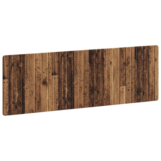 The wooden headboard shown from an angled perspective against a plain white background