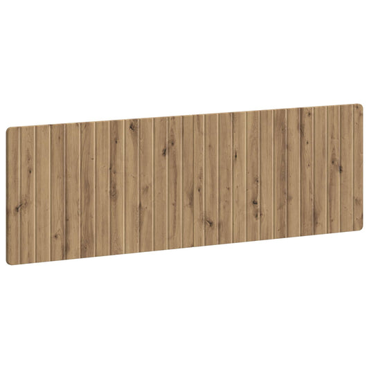 vidaXL Wall-Mounted Headboard ZWOLLE Artisan Oak Engineered Wood 2