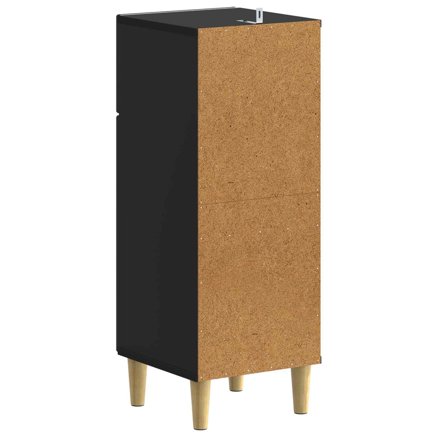 vidaXL Bathroom Storage Cainet ARNHEM Black 30 x 31 x 80 cm 6