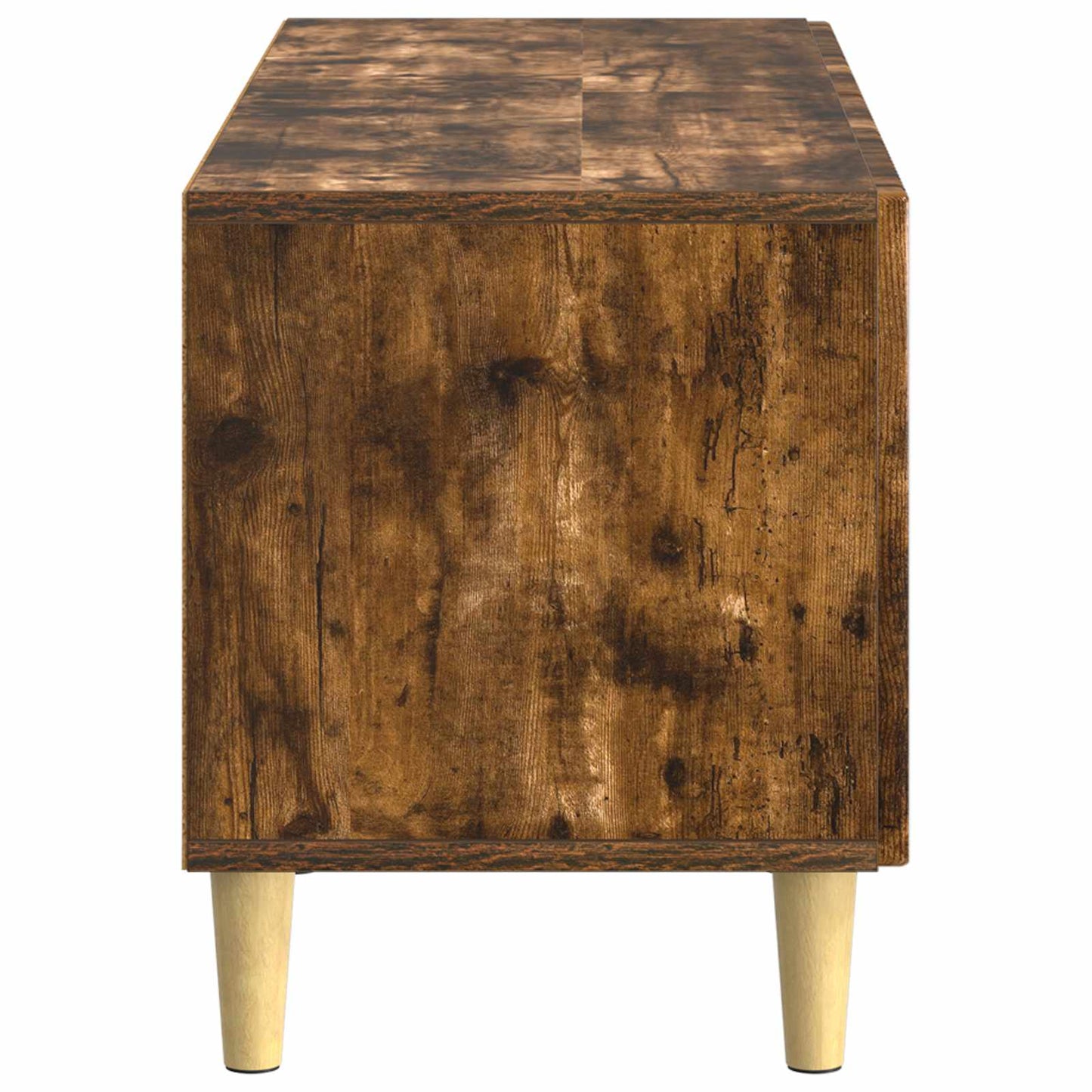 vidaXL TV Cabinet Smoked Oak Engineered Wood 6