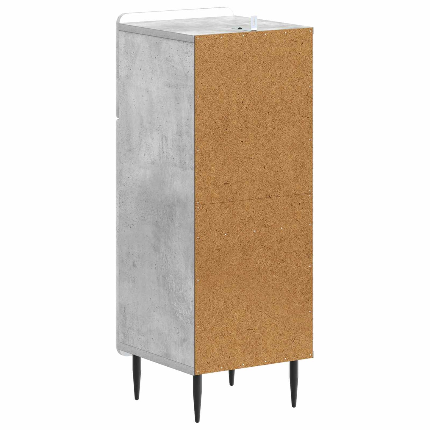 vidaXL Bathroom Storage Cainet HAARLEM Concrete Grey 30 x 31 x 80 cm 6