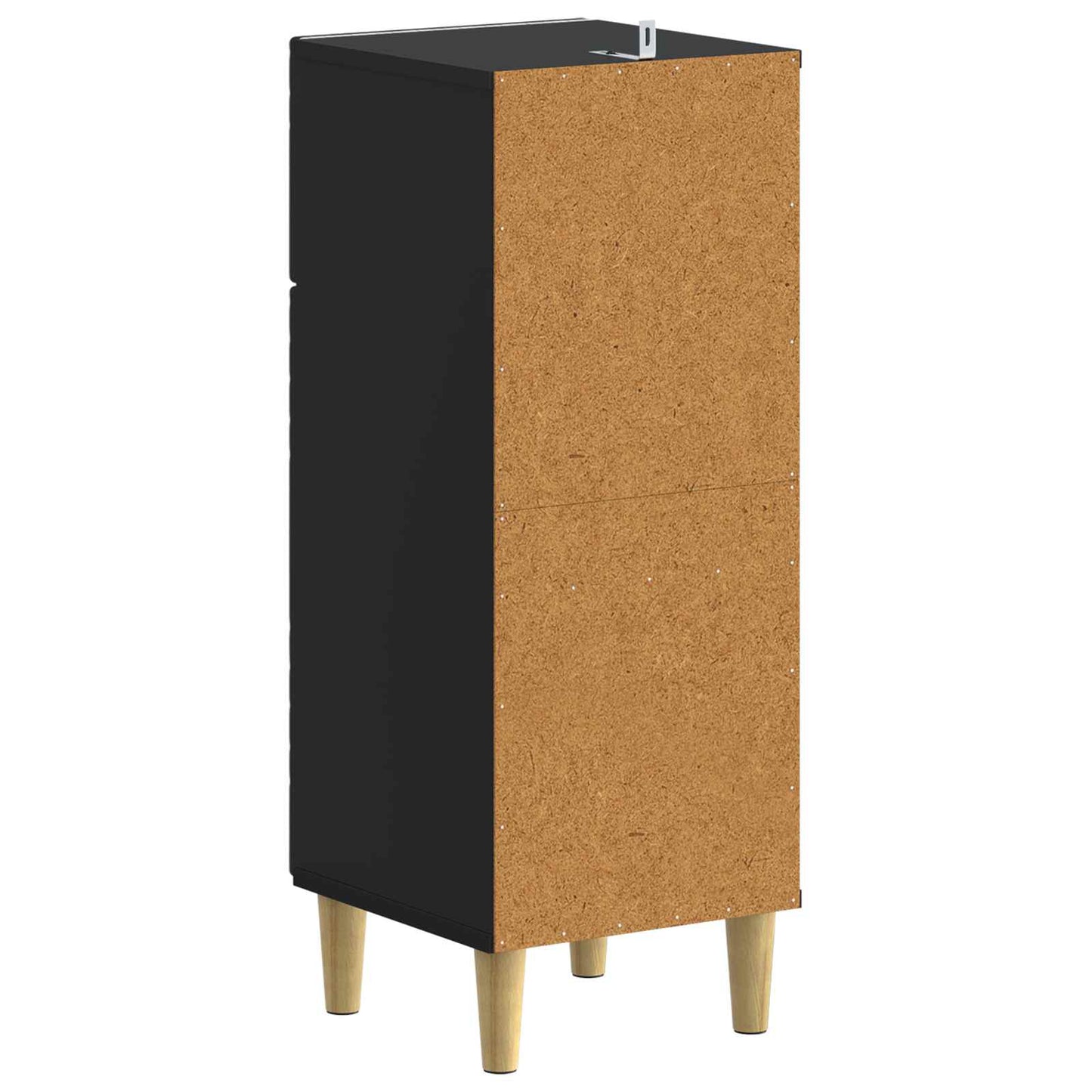 vidaXL Bathroom Storage Cainet DELFT Black 30 x 31 x 80 cm 6