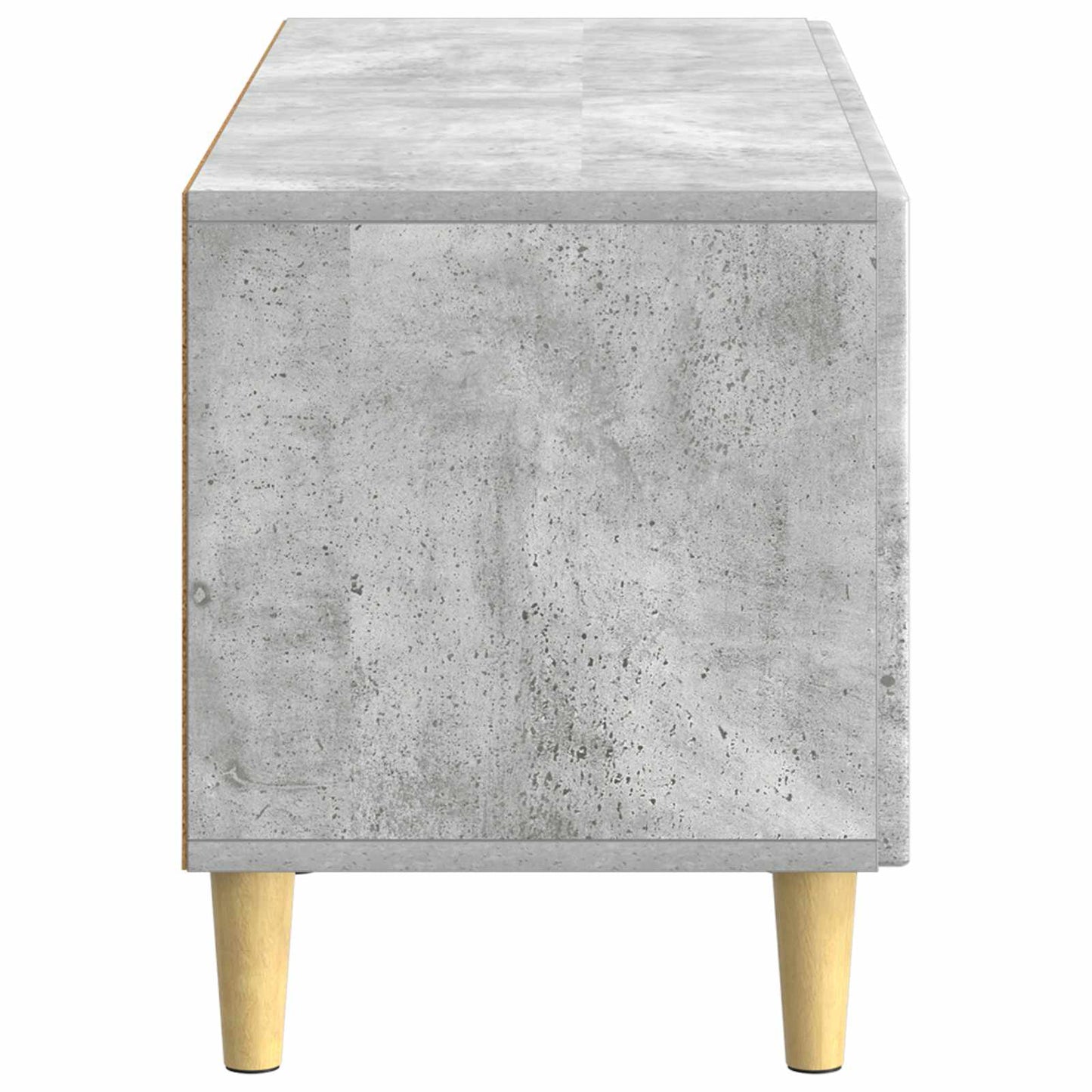 vidaXL TV Cabinet Concrete Grey Engineered Wood 6