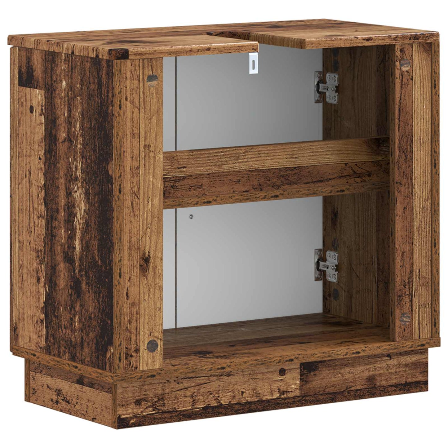 vidaXL Bathroom Sink Cabinet HOORN Old Wood 59.5 x 31.5x 56 cm 6