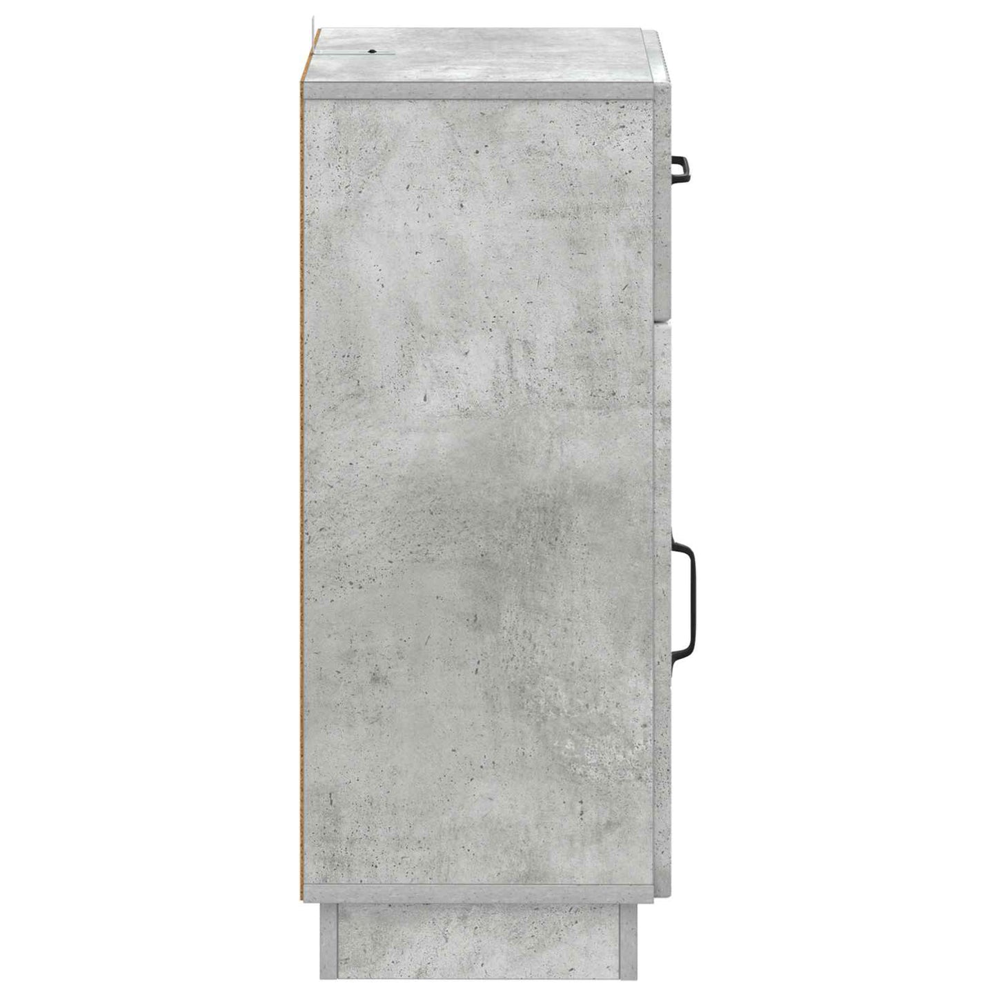 vidaXL Bathroom Storage Cainet HOORN Concrete Grey 30 x 31 x 77 cm 6
