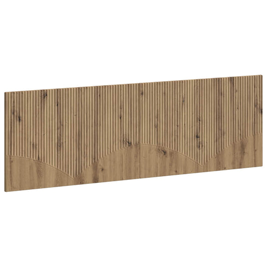 vidaXL Wall-Mounted Headboard HOORN Artisan Oak Engineered Wood 2