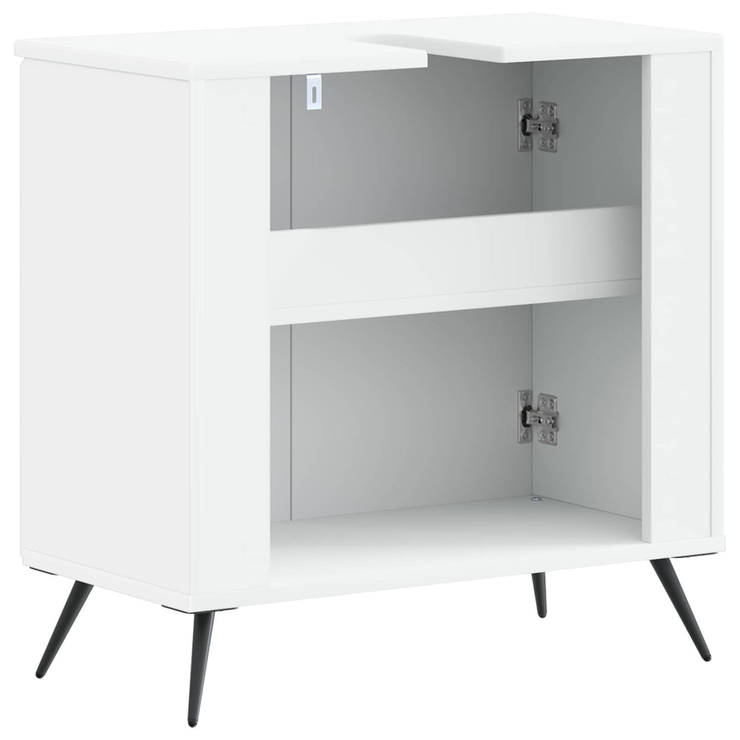 vidaXL Bathroom Sink Cabinet BREDA White 59.5 x 31.5x 59 cm 6