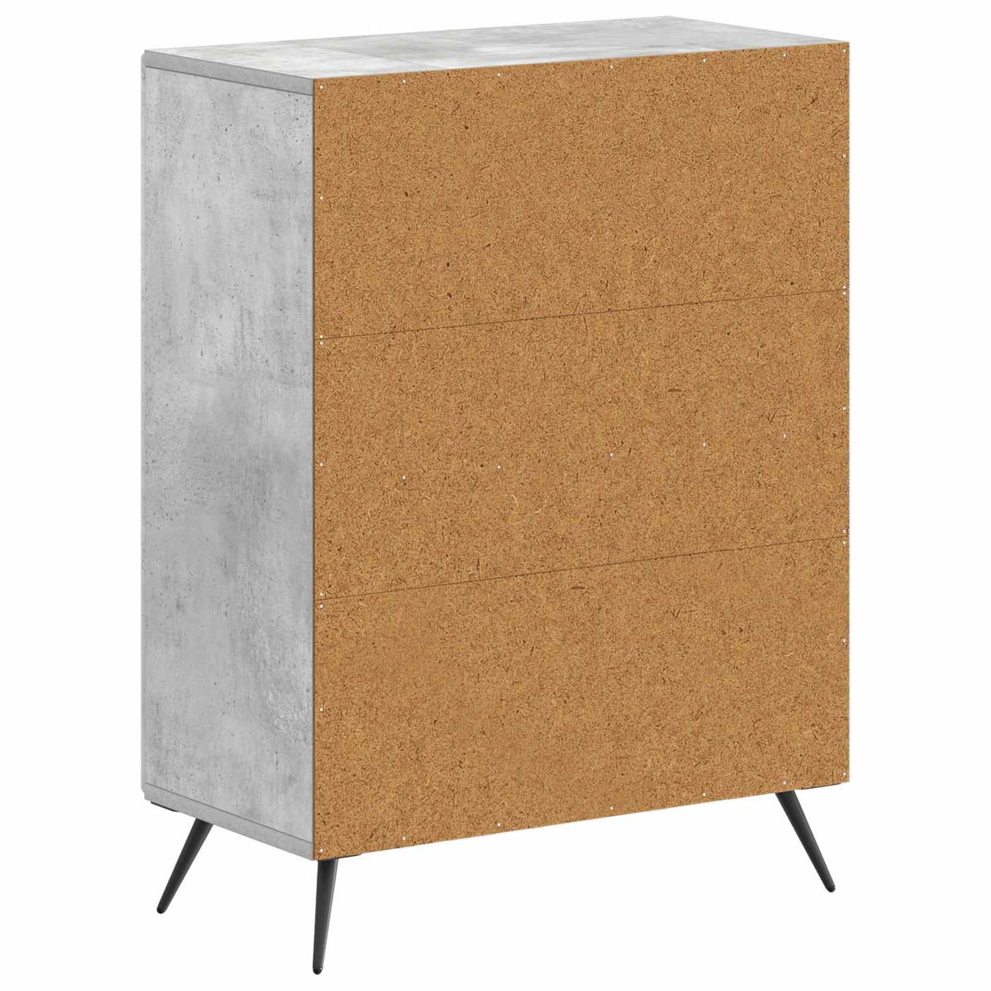 vidaXL Bathroom Storage Cainet BREDA Concrete Grey 59.5 x 31 x 80 cm 6
