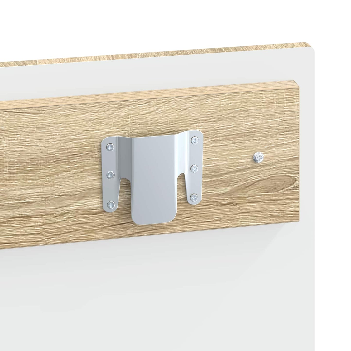 vidaXL Wall-Mounted Headboard BREDA Sonoma Oak Engineered Wood 6