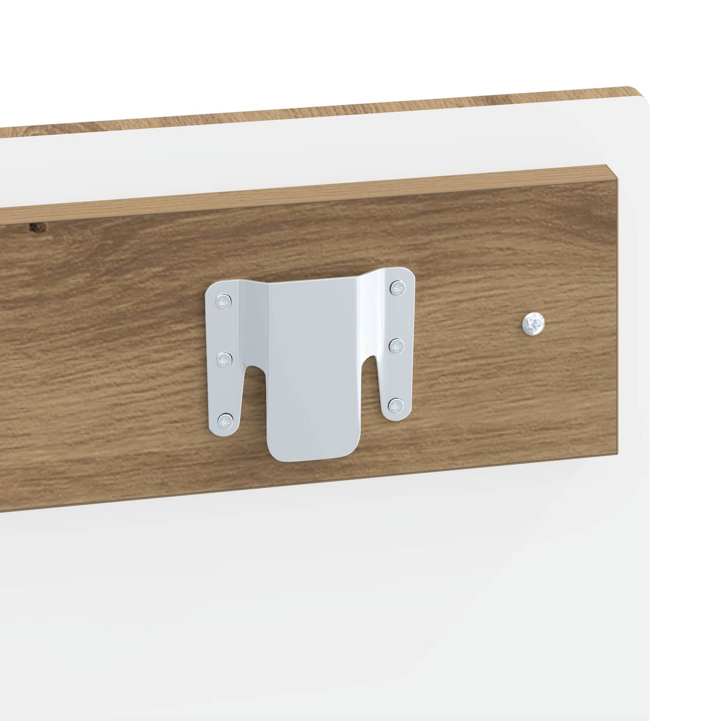 vidaXL Wall-Mounted Headboard BREDA Artisan Oak Engineered Wood 6