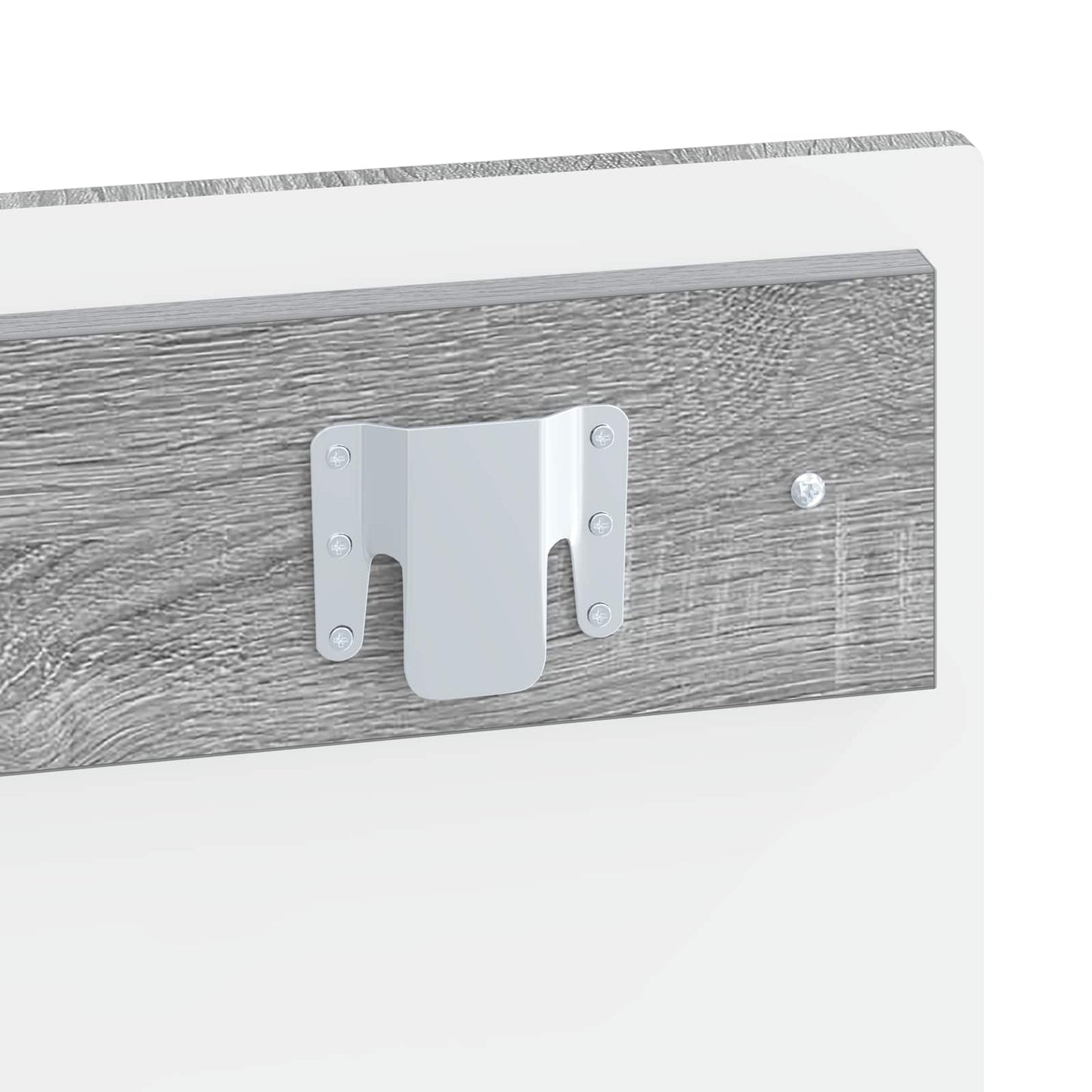 vidaXL Wall-Mounted Headboard BREDA Grey Sonoma Engineered Wood 6