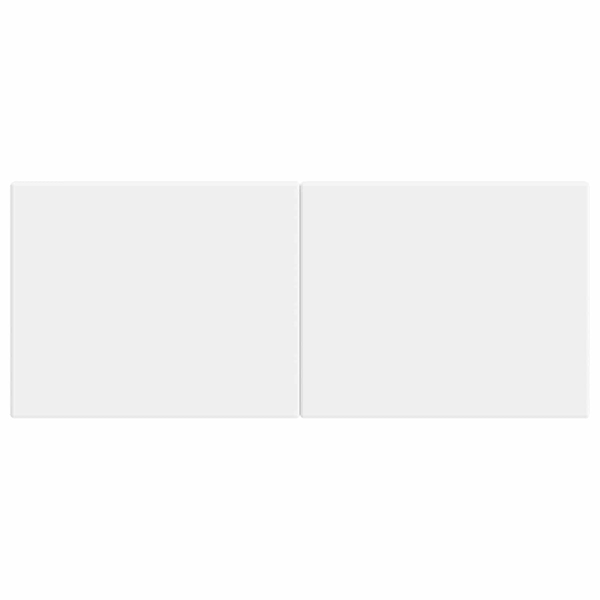 Wall-Mounted Headboard BREDA Engineered Wood Width 120 cm White