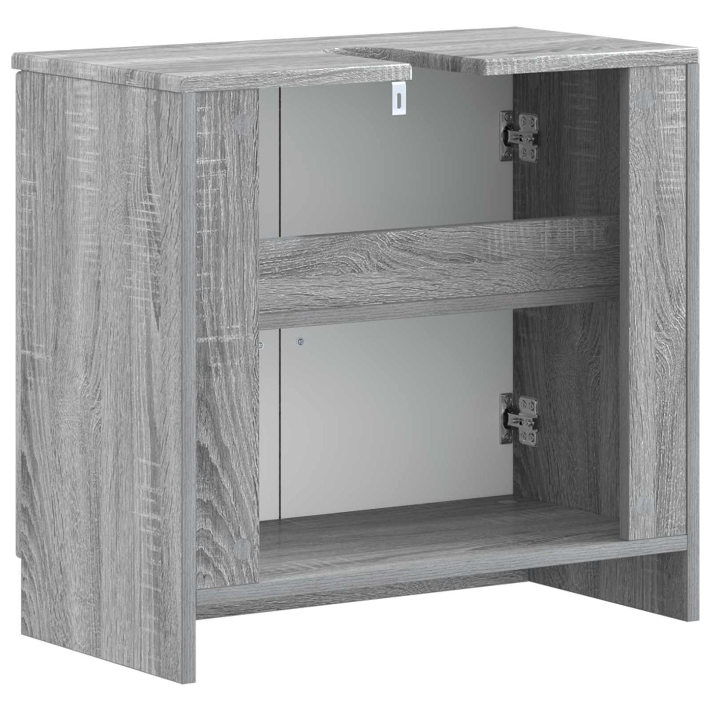 vidaXL Bathroom Sink Cabinet UTRECHT Grey Sonoma 59.5 x 31.5x 59 cm 6