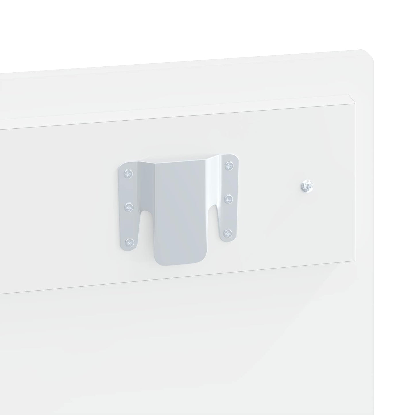 vidaXL Wall-Mounted Headboard UTRECHT High Gloss White Engineered Wood 6