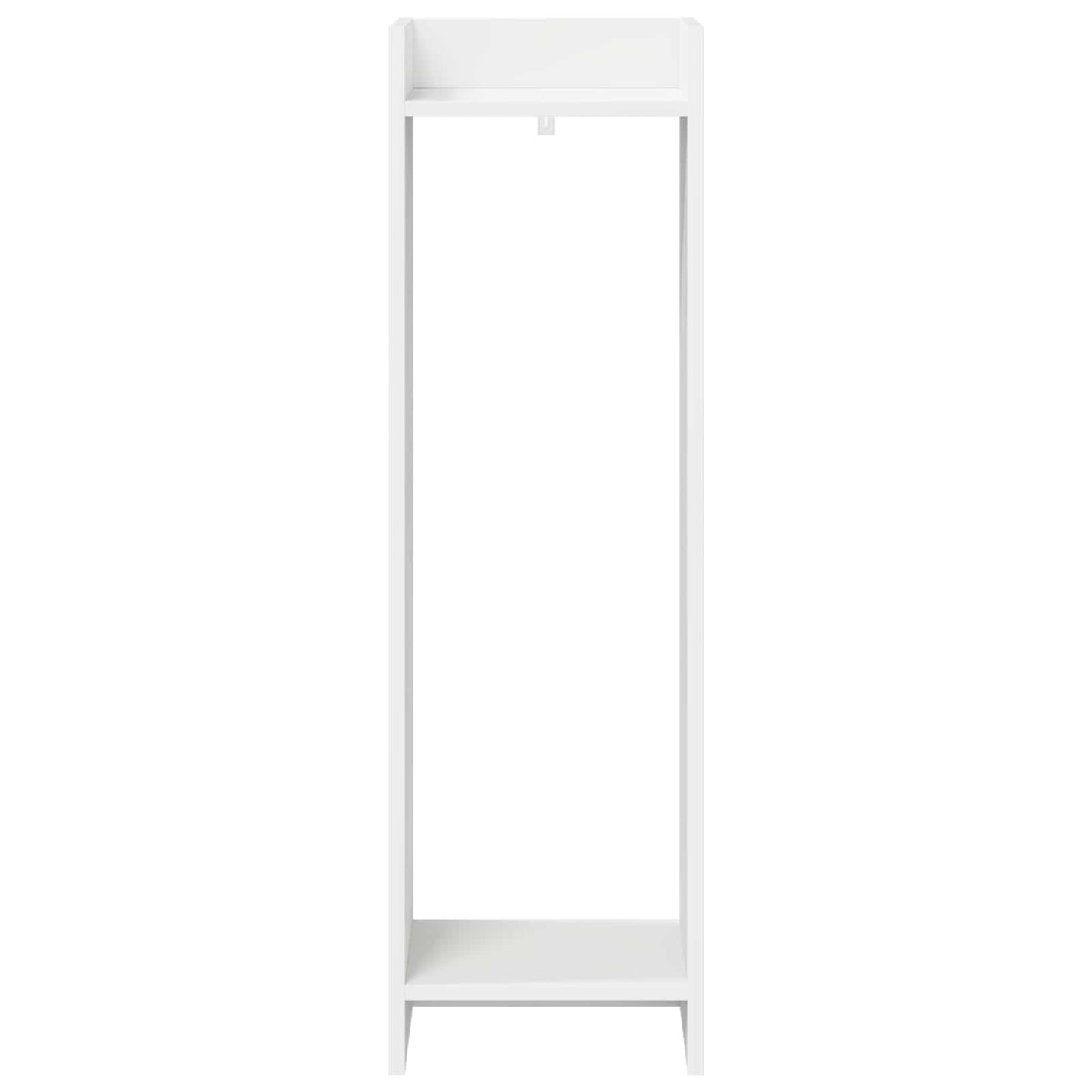 vidaXL Plant Stand 2 pcs White 30 x 30 x 100 cm Engineered Wood 6