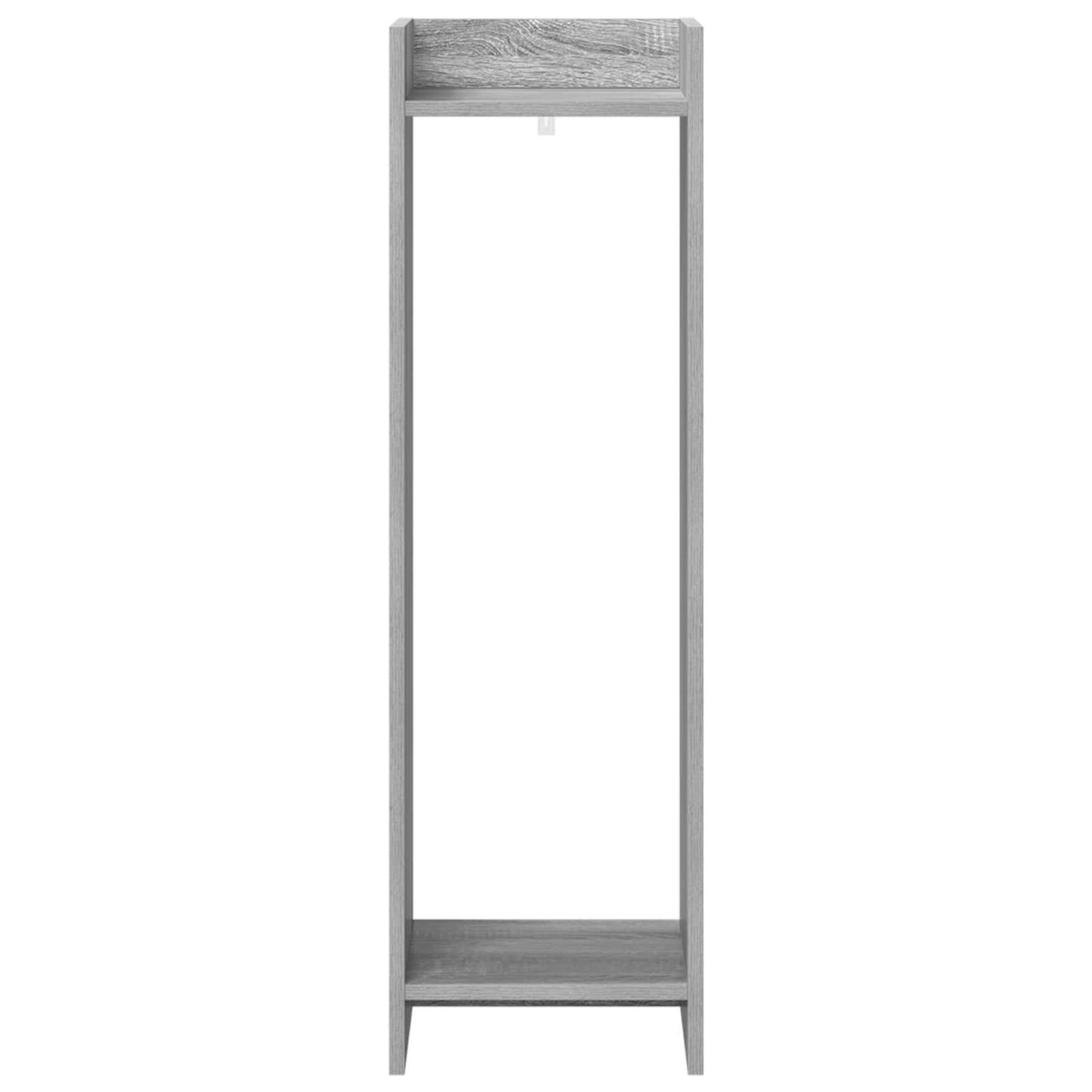 vidaXL Plant Stand 2 pcs Grey Sonoma 30 x 30 x 100 cm Engineered Wood 6