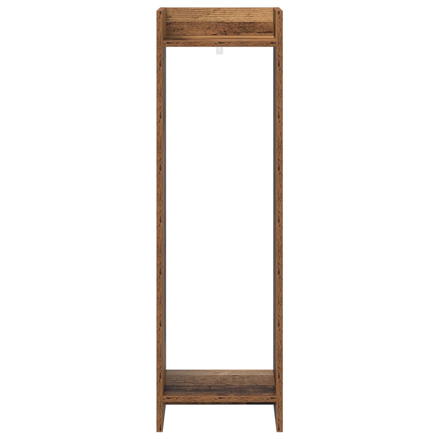 vidaXL Plant Stand 2 pcs Old Wood 30 x 30 x 100 cm Engineered Wood 6