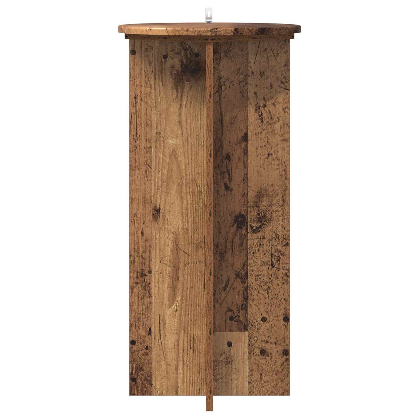 vidaXL Plant Stand 2 pcs Old Wood 40 x 40 x 80 cm Engineered Wood 6