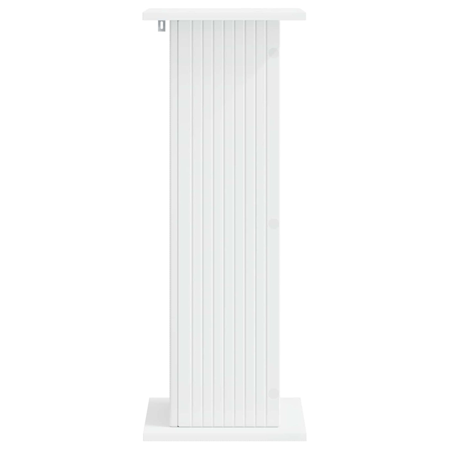 vidaXL Plant Stand 2 pcs White 30.5 x 30 x 80.5 cm Engineered Wood 6