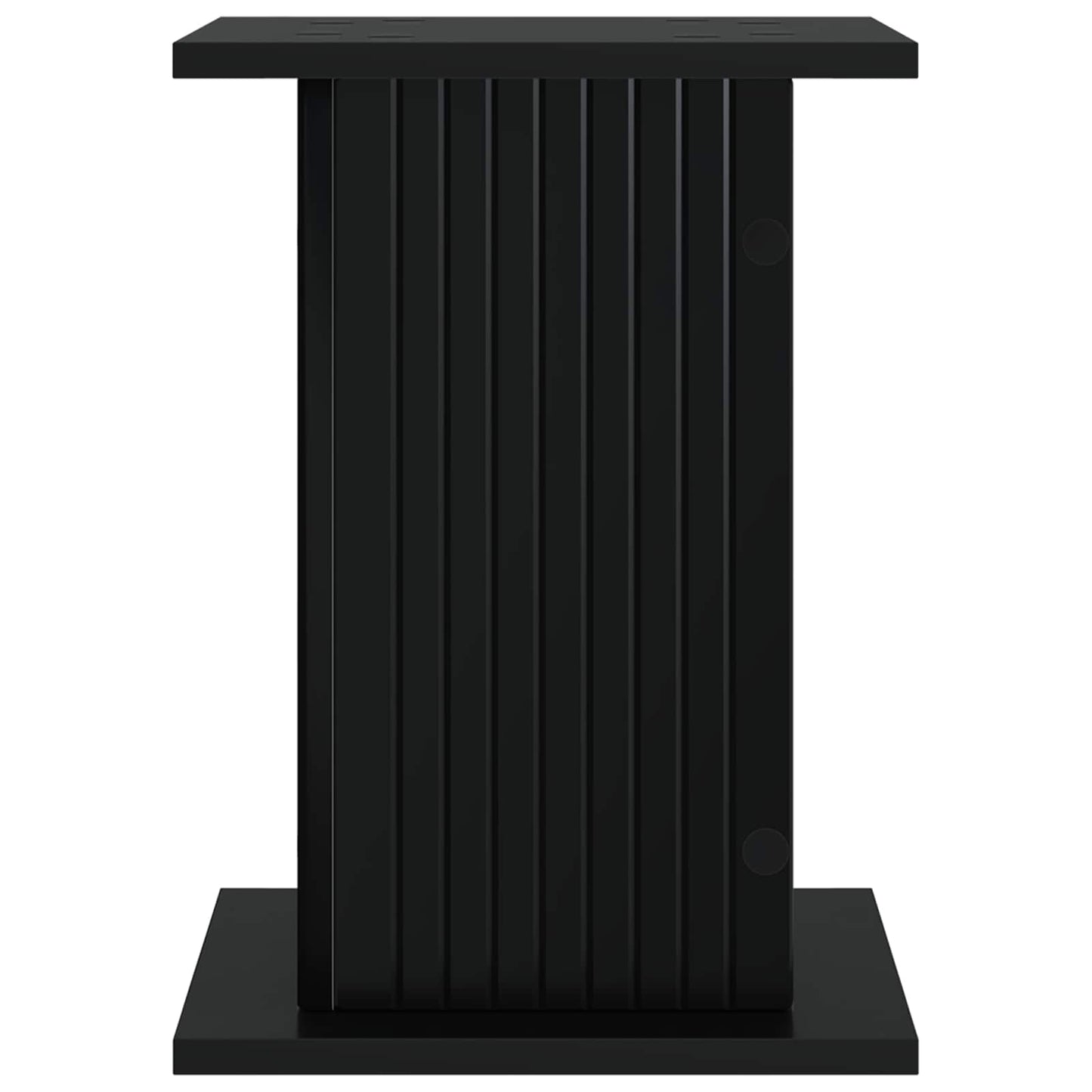vidaXL Plant Stand 2 pcs Black 30.5 x 30 x 43 cm Engineered Wood 6