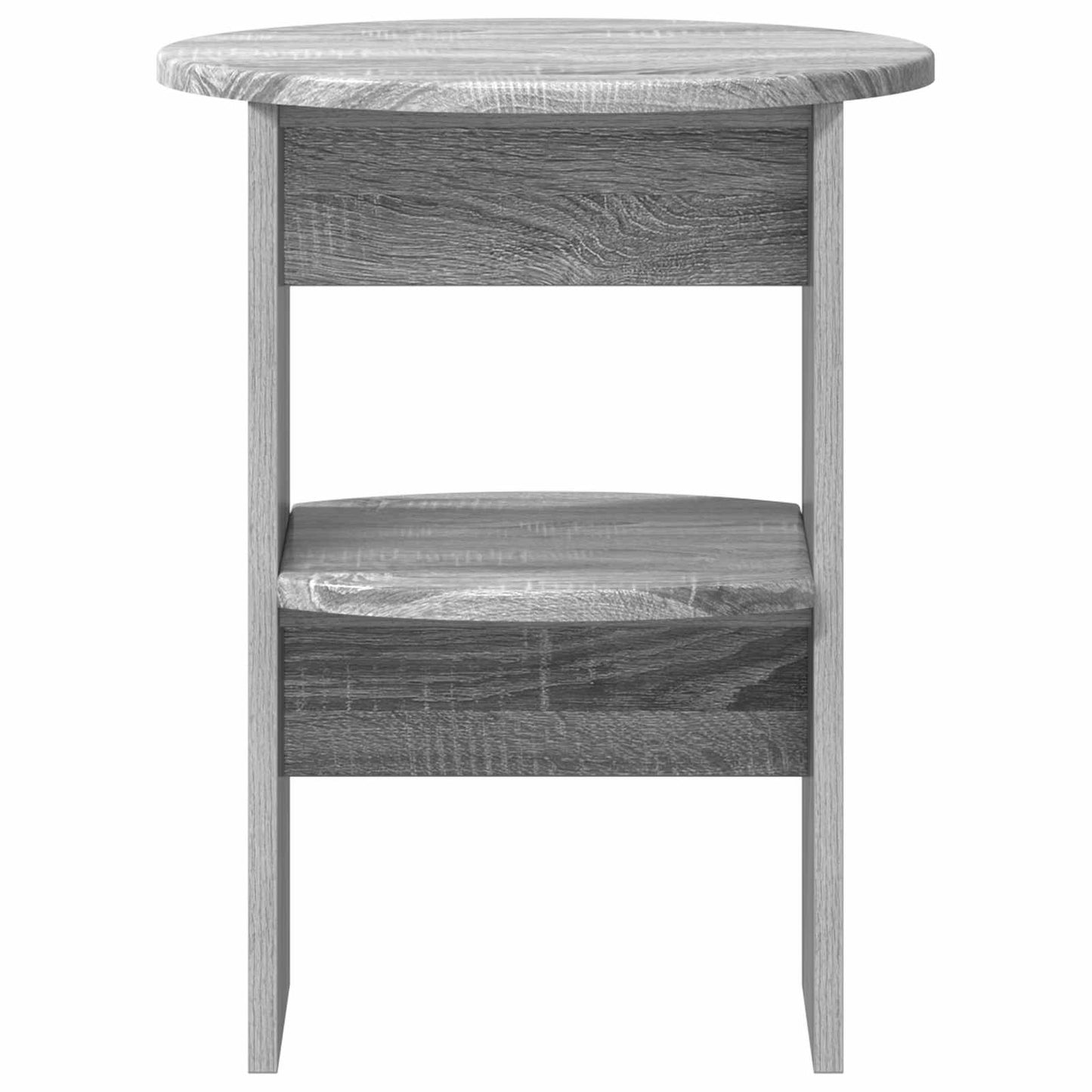 vidaXL Side Cabinet 2 pcs Grey Sonoma Ø40 x 50 cm Engineered Wood 6