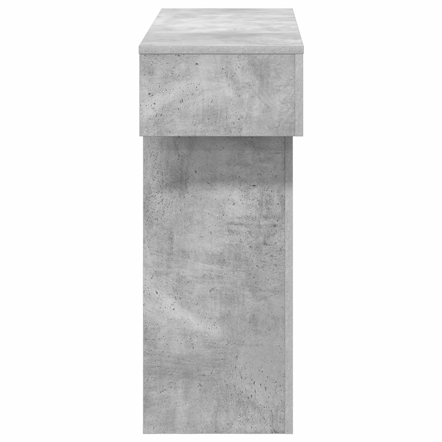 vidaXL Concrete Grey 101 x 30 x 74 cm 6