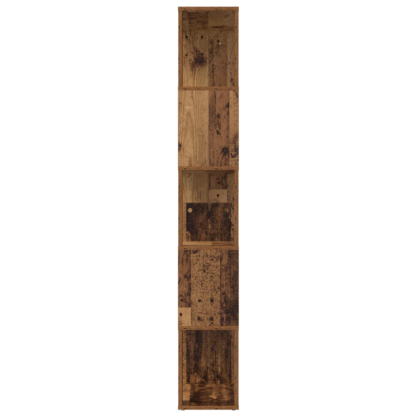 vidaXL Book Cabinet 80 x 24 x 159 cm Engineered Wood Old Wood 6