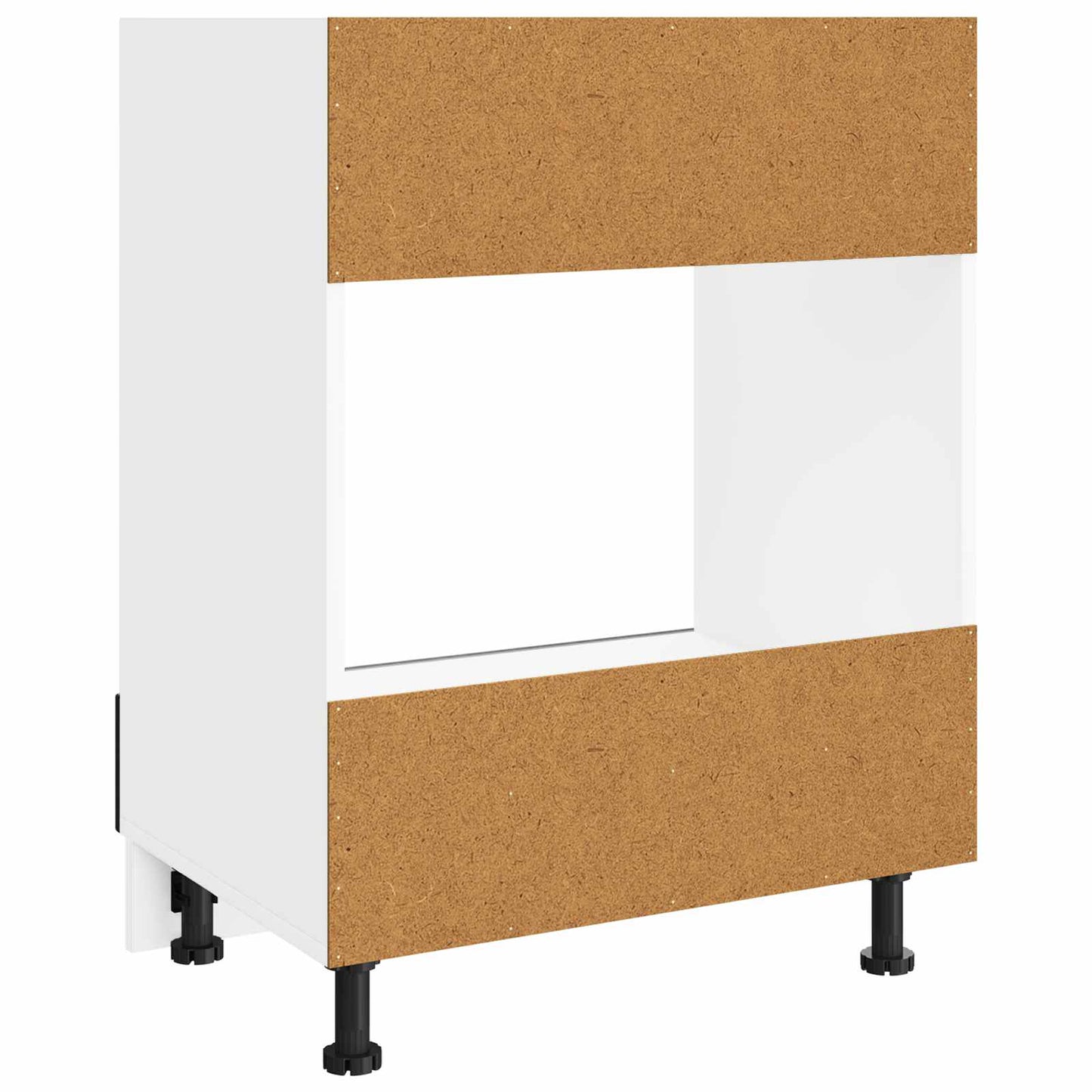 vidaXL Oven Cabinet LUCCA Black Oak 60 x 46 x 81.5 cm Engineered Wood 6
