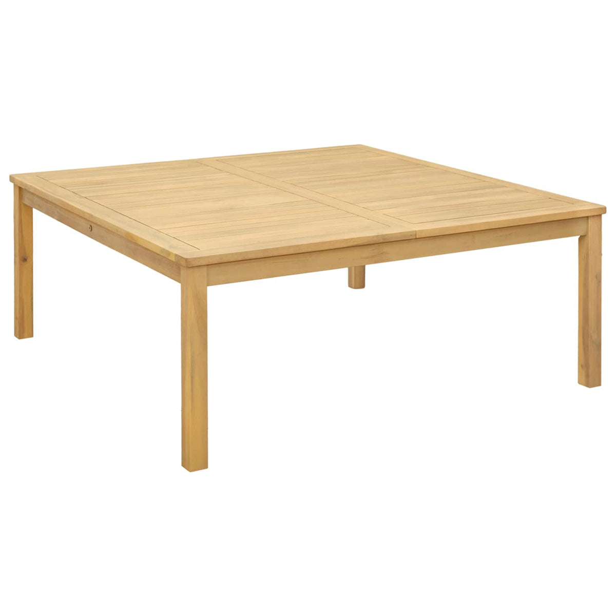 Coffee Table Solid Acacia Wood Light Acacia 110 cm 45 cm 110 cm