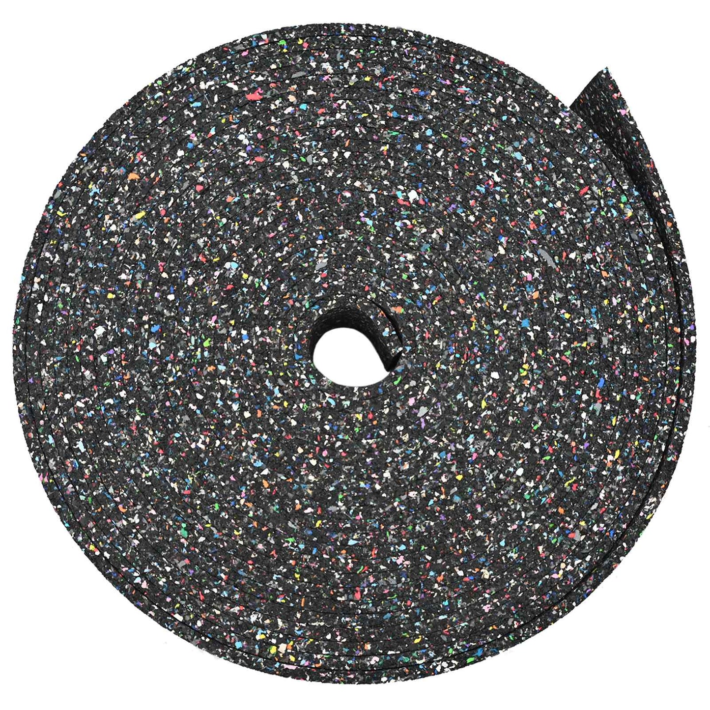 vidaXL Rubber Granulate Roll Black 2000 x 8 x 1 cm Rubber 6