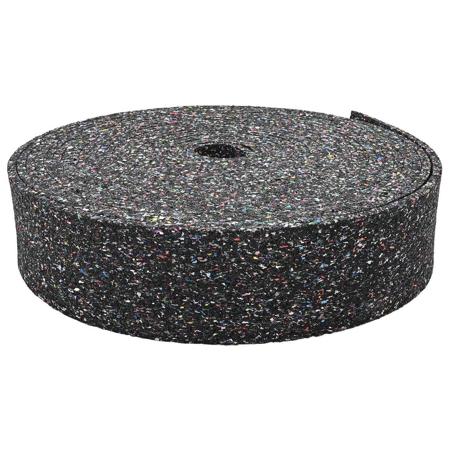 vidaXL Rubber Granulate Roll Black 2000 x 10 x 1 cm Rubber 6