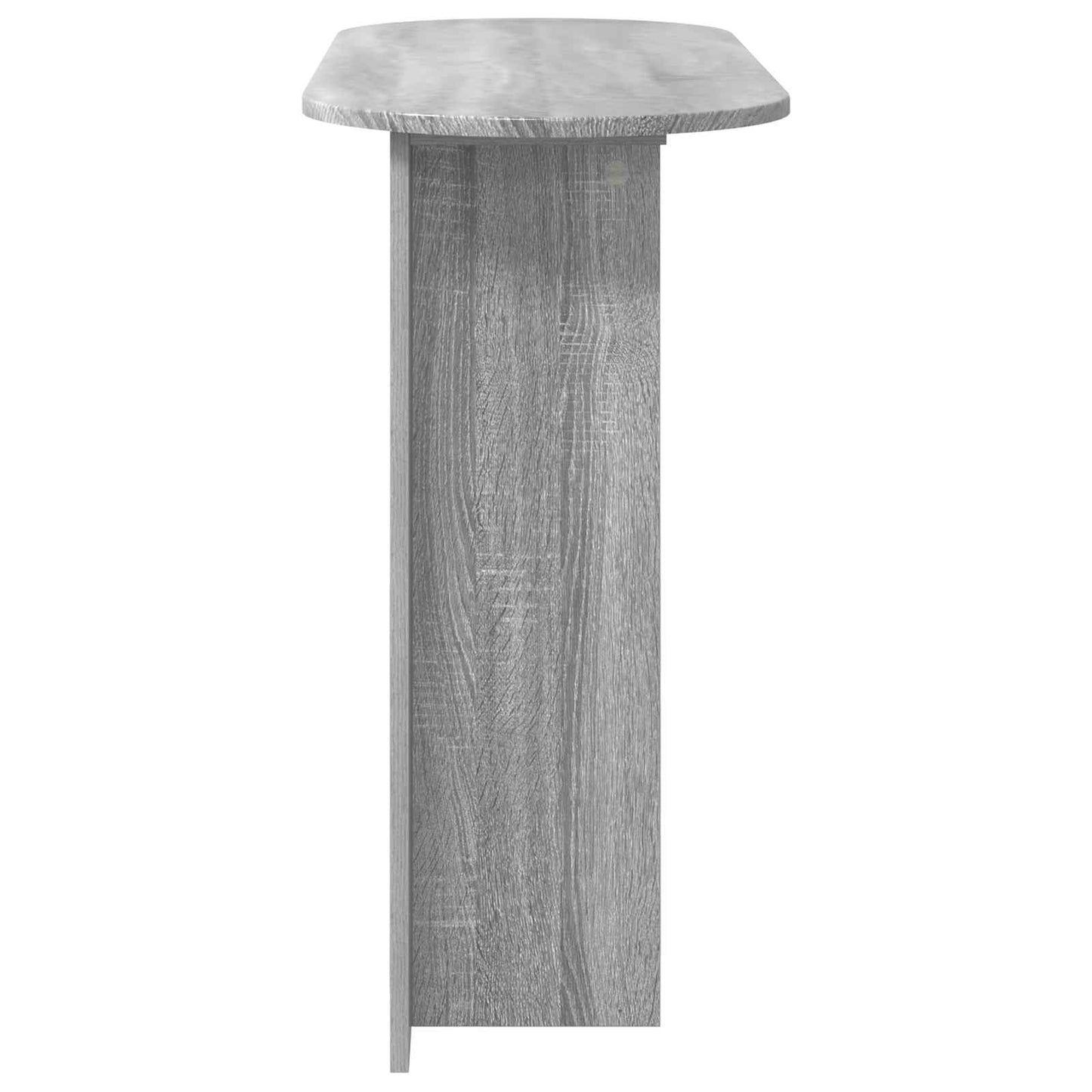vidaXL Console Table Grey Sonoma 100 x 39.5 x 75 cm Engineered Wood 6