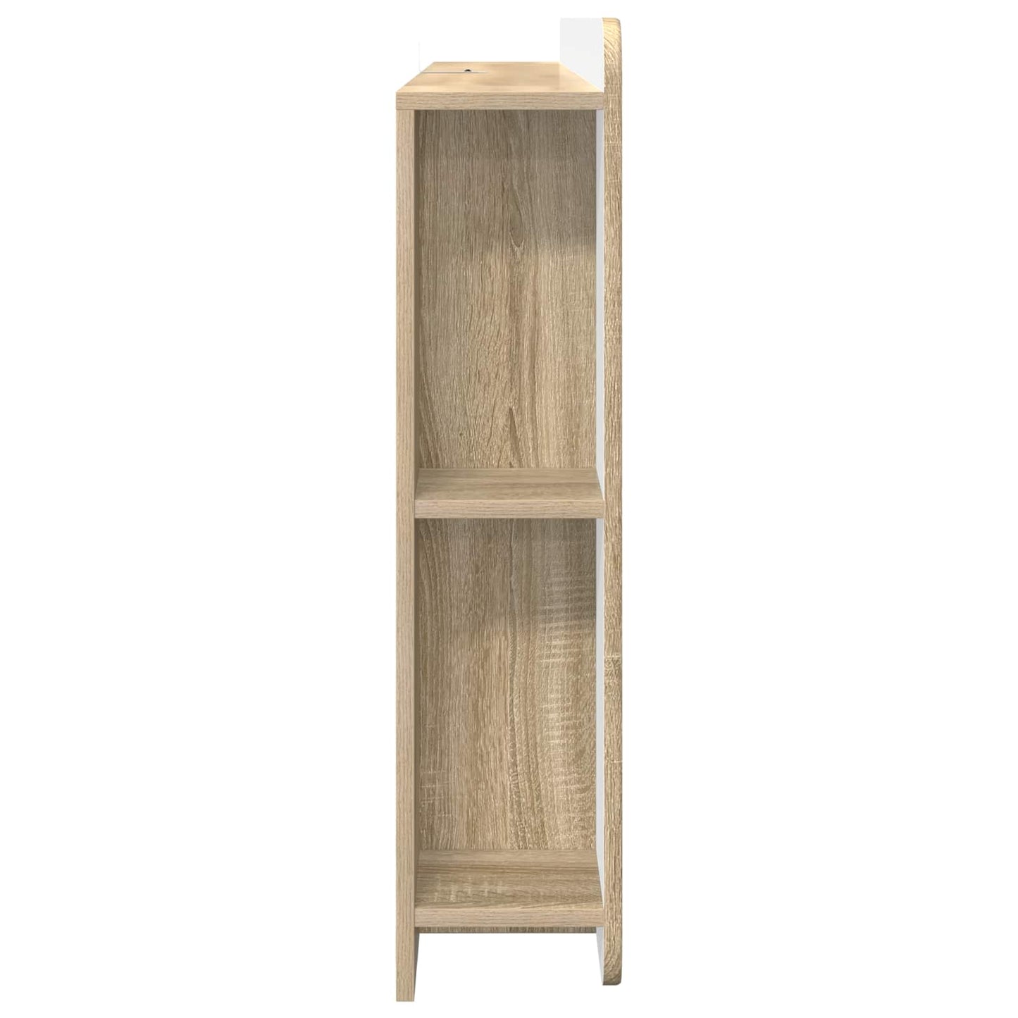 vidaXL Headboard Cabinet with Storage Sonoma Engineered Wood 6
