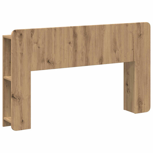 The headboard cabinet with integrated side shelving shown from a high angle