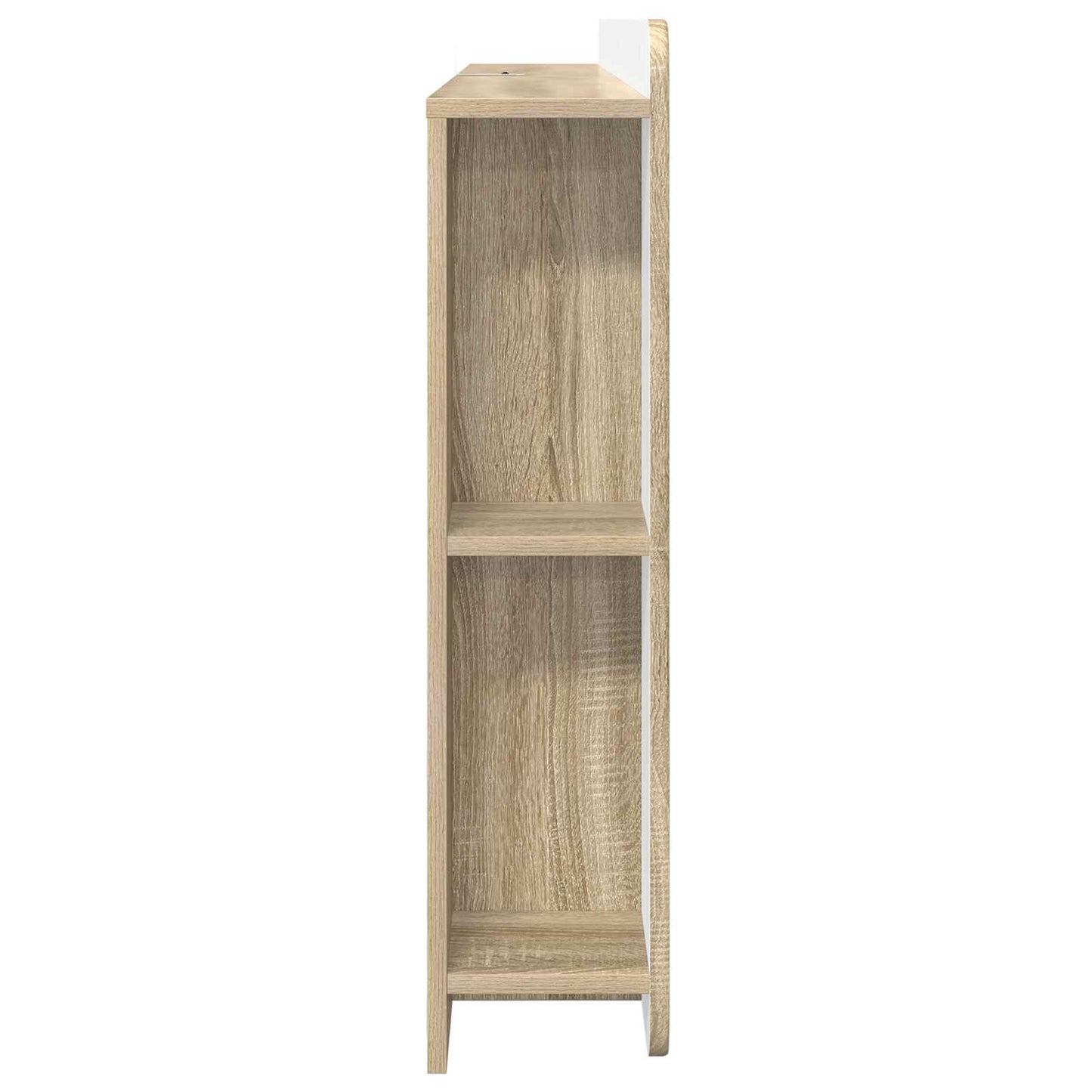 vidaXL Headboard Cabinet with Storage Sonoma Oak Engineered Wood 6
