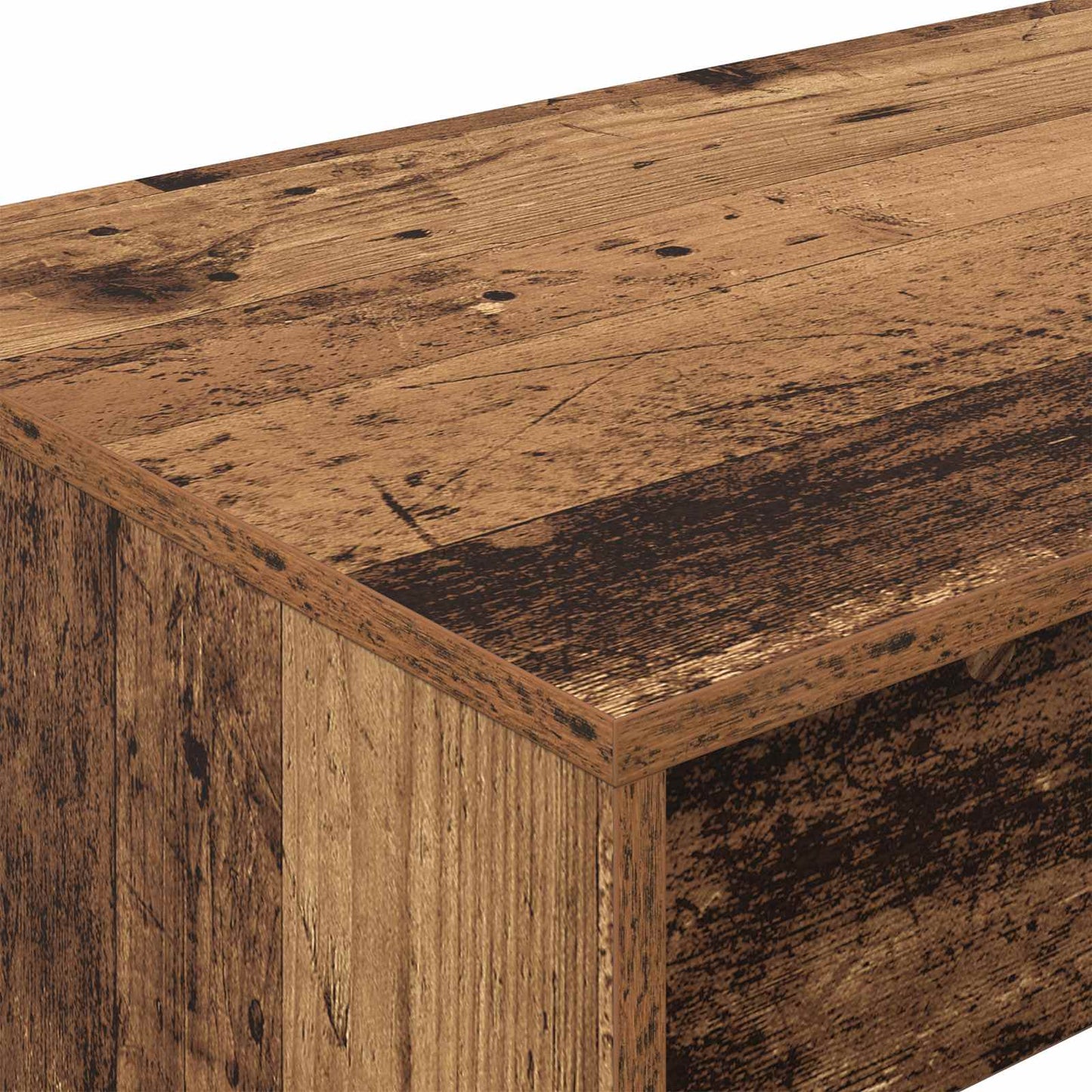 vidaXL Bed Desk Old Wood Engineered Wood 100 x 45 x 75 cm 6
