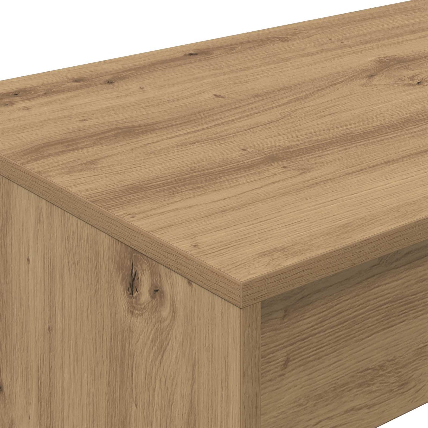 vidaXL Bed Desk Artisan Oak Engineered Wood 100 x 45 x 75 cm 6