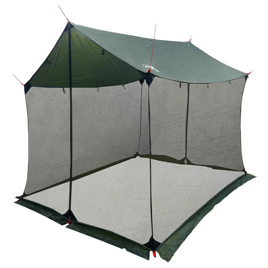 Camping Tarp with Mesh Walls