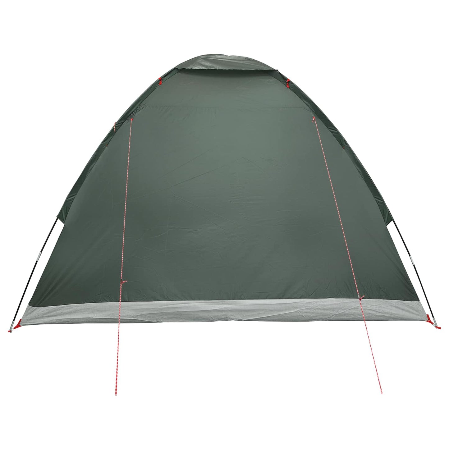 vidaXL Camping Tent 4-Person Army Green Polyester and Steel 6