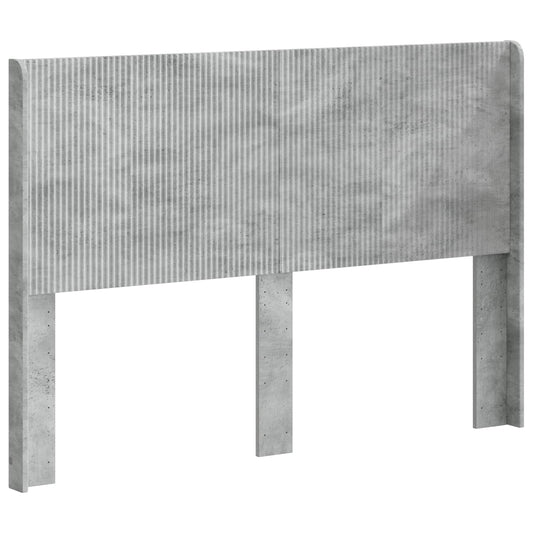 vidaXL Headboard Concrete Grey Engineered Wood 2