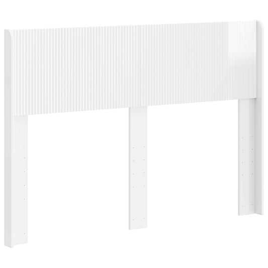vidaXL Headboard High Gloss White PB 2
