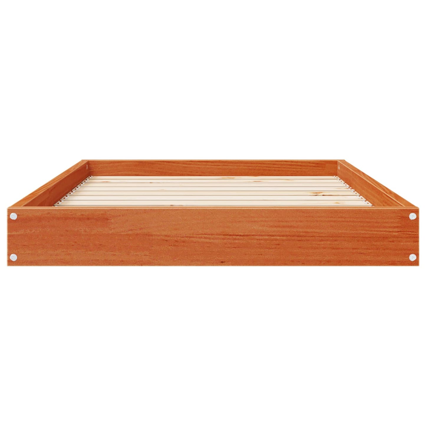 vidaXL Dog Bed Wax Brown 92 x 64 x 9 cm Solid Pine Wood 6
