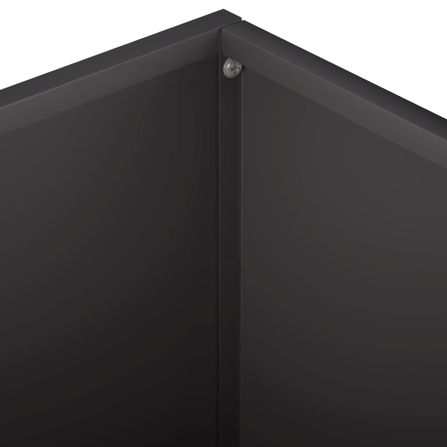 vidaXL Garden Planter 2 pcs Black 60 x 60 x 30 cm Cold-rolled Steel 6