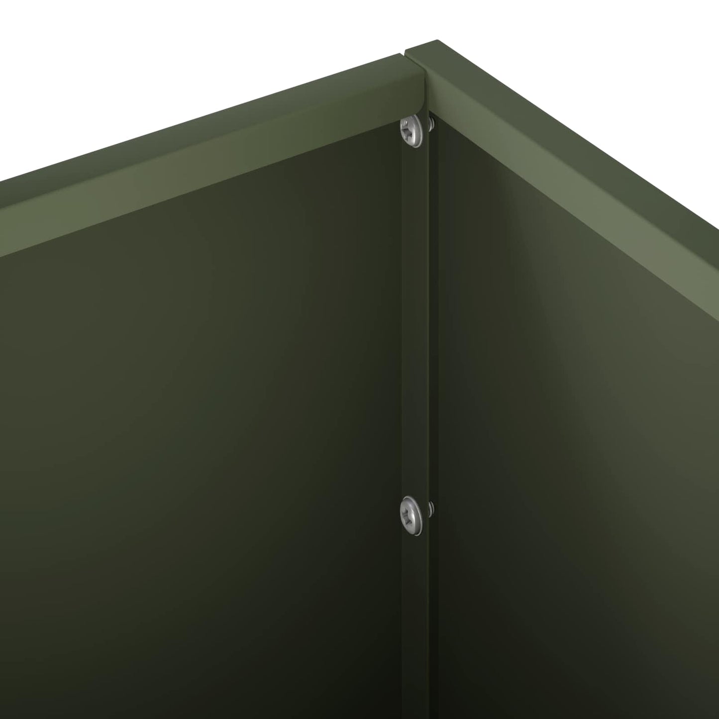 vidaXL Garden Planter 2 pcs Olive Green 80 x 20 x 20 cm 6