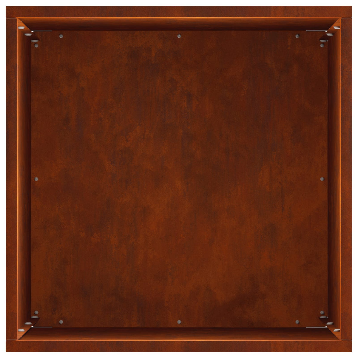 vidaXL Garden Planter 2 pcs Rusty 30 x 30 x 40 cm Weathering Steel 6