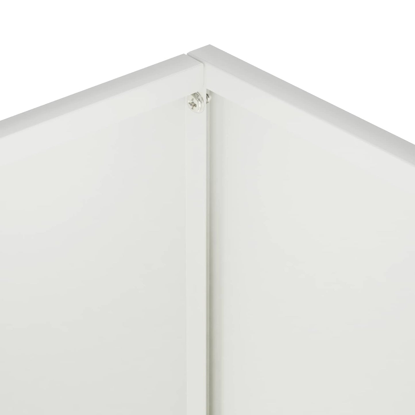 vidaXL Garden Planter 2 pcs White 40 x 40 x 50 cm Cold-rolled Steel 6